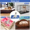 Pet Heating Pad Electric Dog Cat Heating Mat Waterproof Warming Blanket With 9 Heating Levels 4 Timer Setting Constan On Function Chewing-Resistant S/