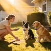 2-In-1 Dog Shock And Bark Collar Dog Training Collar With Remote Rechargeable Ip68 Waterproof With 3 Channels For Medium And Small Dogs