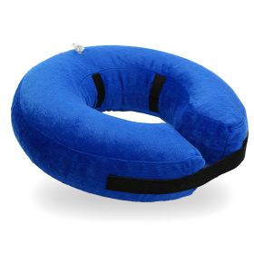 Dog Protective Inflatable Collar Pet Puppy Cat Not Block Vision E-Collar Adjustable Pet Recovery