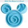 Dog Cat Slow Feeder Bowl Pet Interactive Maze Feeder Bowl Anti-Bloat Feeding Plate